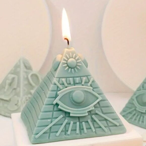 Eye of Providence Manifestation Candle - Picture 1 of 2